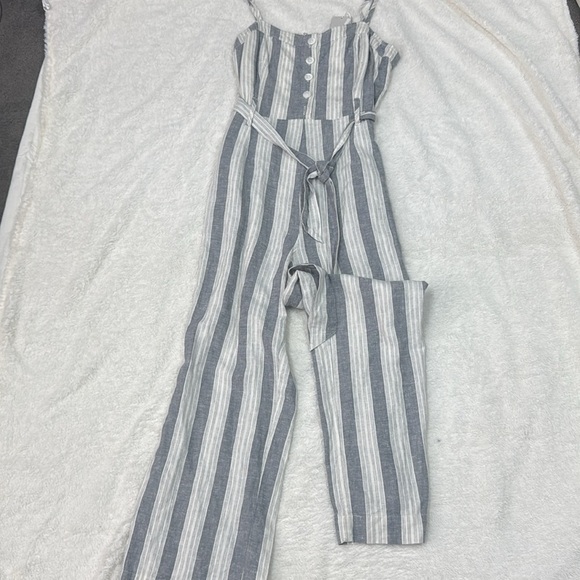 NWT Rails Harper Wide-Leg Jumpsuit Laguna Stripe - Picture 4 of 14